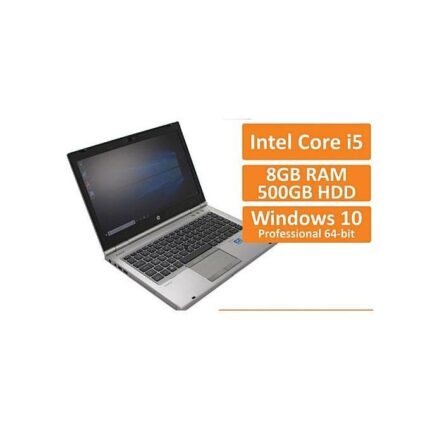 HP Refurbished EliteBook RAM 8GB HDD 500GB Core I5 14" Windows, Office Basic Software Installed